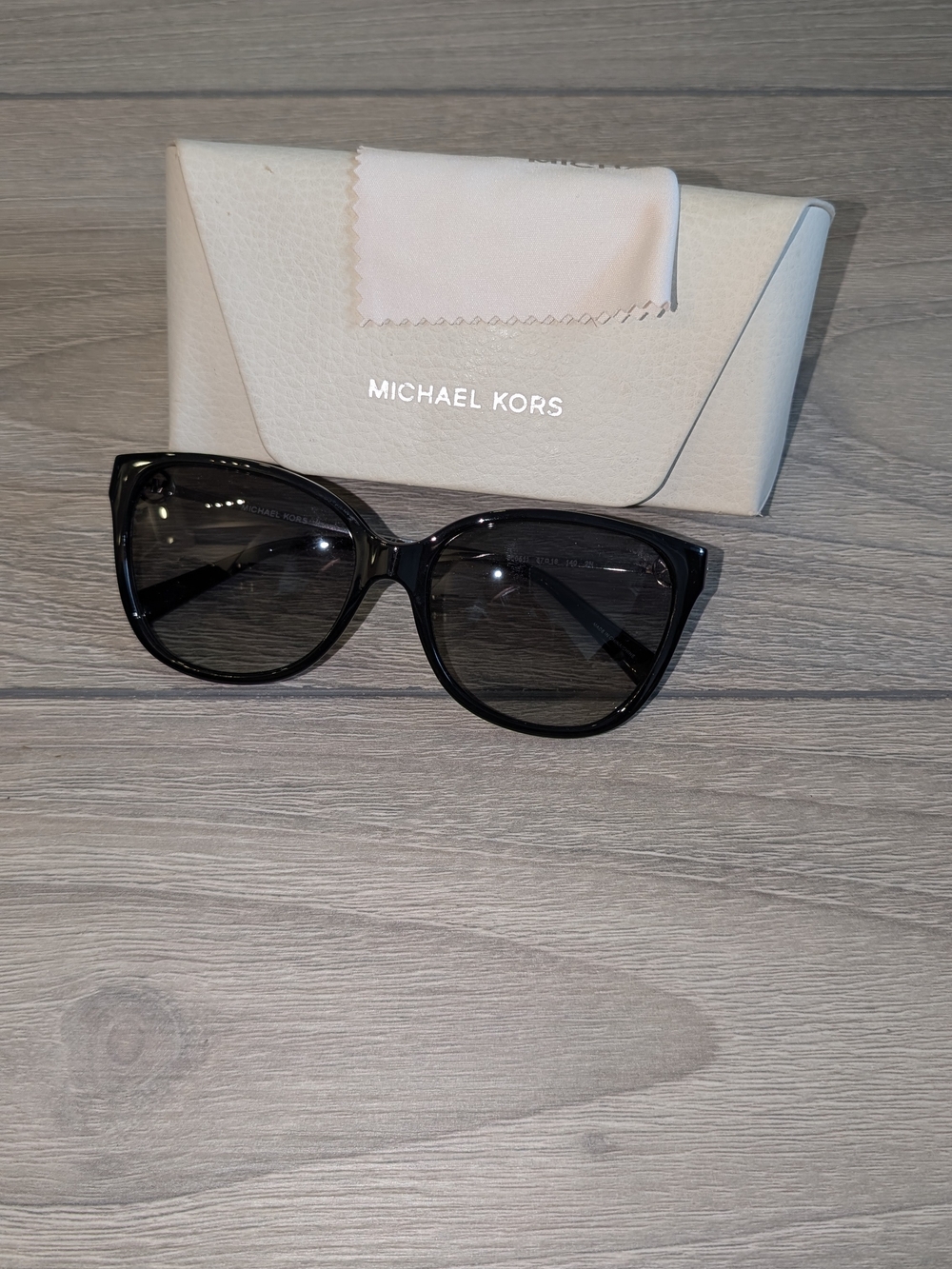 Michael Kors Black Oversized Cat-Eye Sunglasses